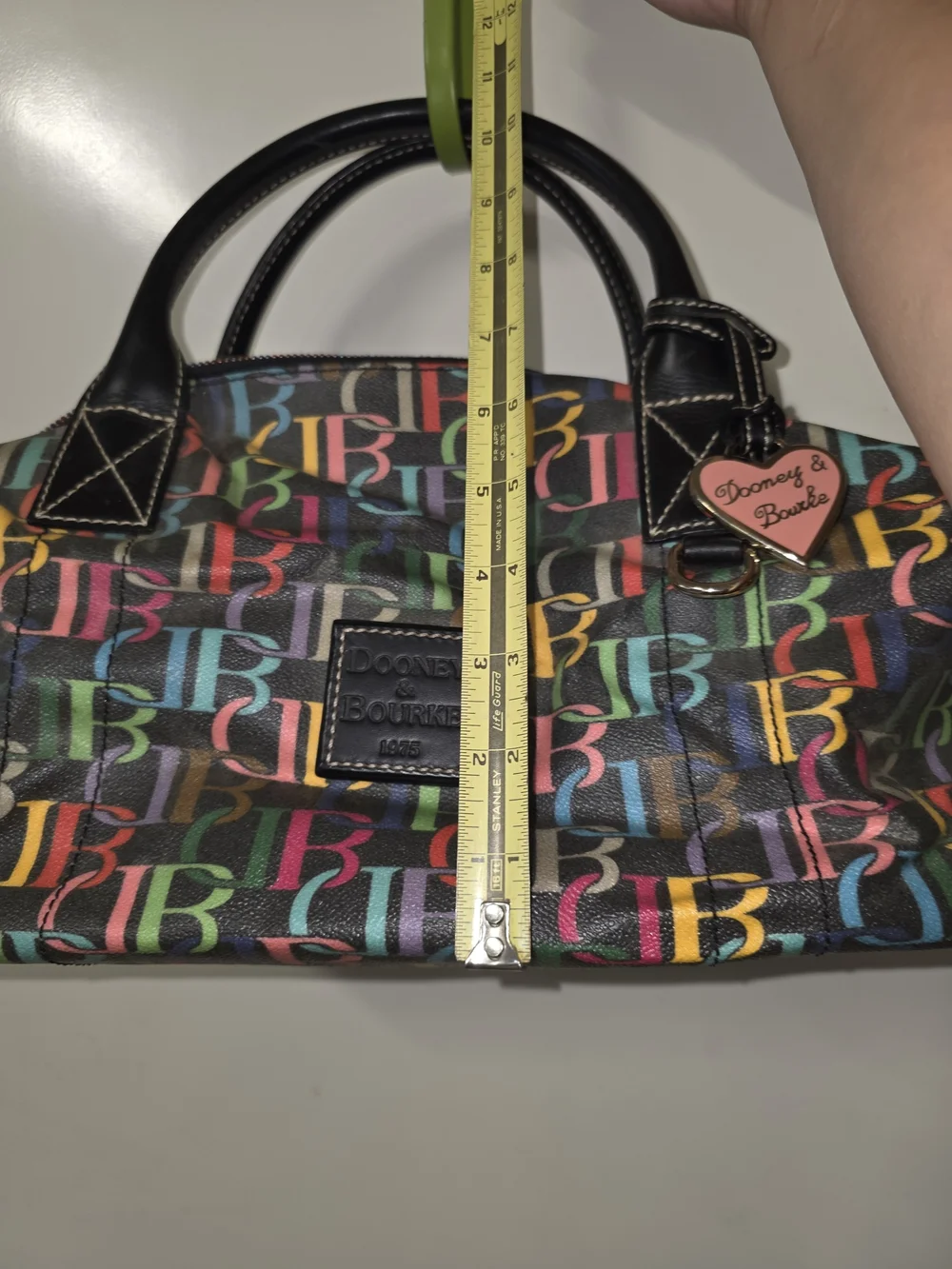 Dooney & Bourke Multicolor Signature Logo Satchel